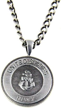 6030149 US United States Navy Necklace Medallion Armed Services Dogtag Dog Tag