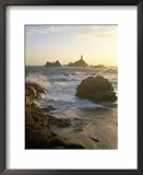 Corbiere Lighthouse, St. Brelard-Corbiere Point, Jersey, Channel Islands, United Kingdom Photography Framed Art Poster Print by Neale Clarke, 18x22