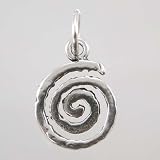 Small Sterling Silver Whirlwind Charm, 9514