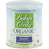 Babys Only Organic Toddler Formula, Dairy Iron Fortified, 12.7-Ounce Canisters (Pack of 3)