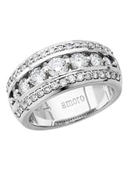Diamond Ring in 18kt White Gold