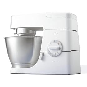 Kenwood Chef Classic KM336 Kitchen Machine, 4.6 Litre, 800 W (White and Silver)