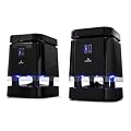 Auna Funk-Lautsprecher System mit Downfiring Subwoofer(bis 100m, LED-Lichteffekt)