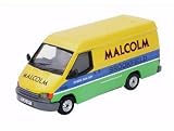 Review Corgi CC07801 / Diecast Model Ford Transit (W H Malcolm) in Green and Yellow (1:43 scale)