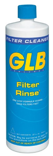 GLB Pool & Spa Products 71014 1-Quart Filter Rinse Pool Filter Cleaner GLB Pool & Spa Products 71014 1-Quart Filter Rinse Pool Filter Cleaner