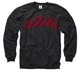 Alabama Crimson Tide Black Arch Crewneck Sweatshirt