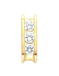 18K Yellow Gold Diamond Three-Stone Pendant - 0.75 Ct. -- LIFETIME WARRANTY
