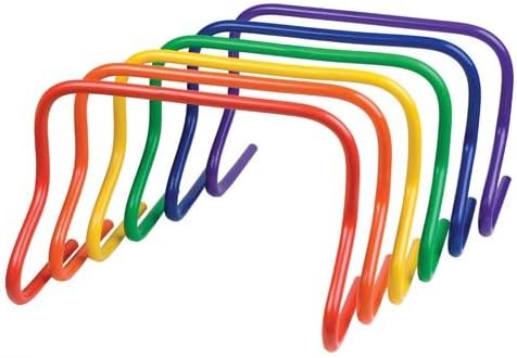 12" Colored Speed Hurdles - Set of 6