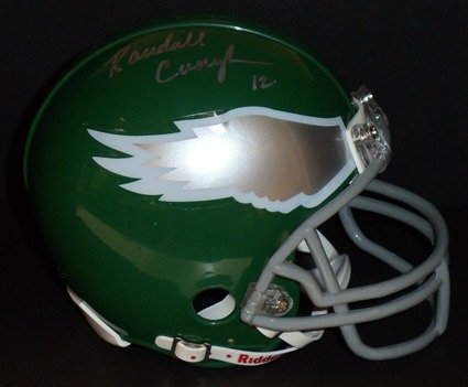 Randall Cunningham Autographed Philadelphia Eagles Mini Helmet
