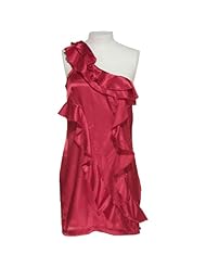 One Shoulder Polyester/Sateen  Dress