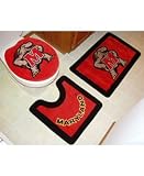 Maryland Terrapins 3 Piece Bath Rug Set