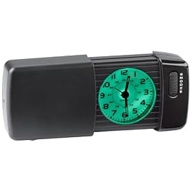 Lewis N. Clark Nightlight Travel Clock