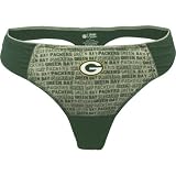 Green Bay Packers Mystic Memory II Ladies Thong Underwear, Small (5)