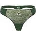 Green Bay Packers Mystic Memory II Ladies Thong Underwear, Small (5)