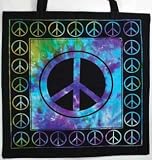 Peace Sign Tote Bag