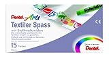 PentelArts Stoffmalkreide PTS, 15er KartonEtui 4711577000152