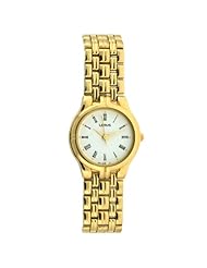 Lorus Ladies Watch Classic Gold Tone Metal Round Dial SALE