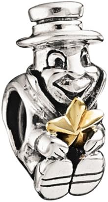 Authentic Chamilia Sterling Silver Disney Charm "Jiminy Cricket" With 14KG 2010-2970