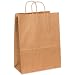 BOXBGS106K - 13 x 7 x 17 Kraft Paper Shopping Bags