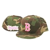 Boston Red Sox Cooperstown Collection Fitted Flat Bill Baseball Hat - Camouflage