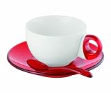 Guzzini Art and Cafe Cappucino Cups, Set of 2, Red  from Guzzini