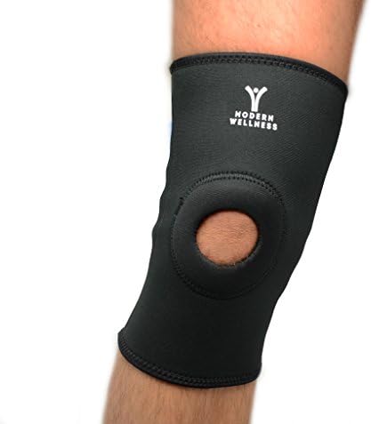 Modern Wellness Neoprene Knee Brace, Black (Medium)