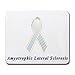 Amyotrophic Lateral Sclerosis Awareness Ribbon Mouse Pad