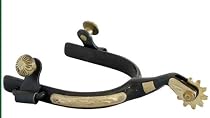 Western Roping Spurs Brass Rowels Ladies Youth