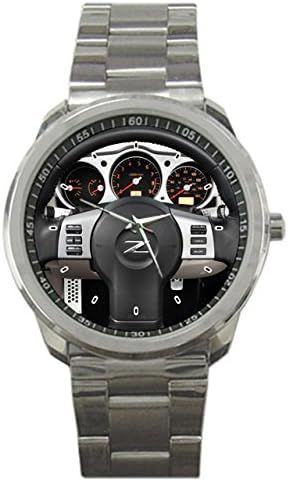 FamousUP Nissan Z Steering Wheel Sport Metal Watch