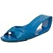 United Nude Women's Mobius Bow Mid Wedge Sandal,Turquoise,38 EU