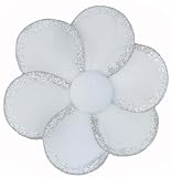8 White Single Layer Daisy Flower nylon hanging ceiling wall baby nursery room wedding decor