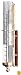 Conant Custom Brass Model VRG-1 Vermont Natural Brass Rain Gauge