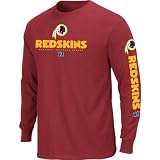 Washington Redskins Primary Receiver Long Sleeve T-Shirt Large