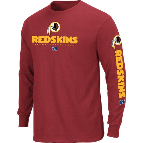 Washington Redskins Primary Receiver Long Sleeve T-Shirt Medium