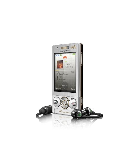 Sony Ericsson W705a Walkman Unlocked Phone with 3G, 3.2 MP, Stereo Bluetooth, and microSD (Silver)--US Version with Warranty