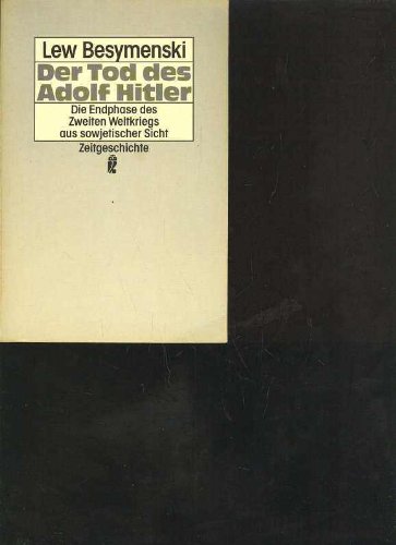 Produkt-Bild: Besymenski Der Tod des Adolf Hitler, Ullstein Tb, 377 Seiten, Bilder
