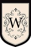 Monogram Garden Flag - W