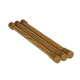 Camco 43833 RV Oak-Finish Cupboard Bar - Pack of 3 by Camco