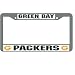 Green Bay Packers Chrome License Plate Frame