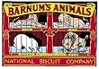 Barnum's Animals National Bisquit Co Porcelain Magnet