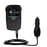Rapid Car / Auto Charger for the RCA M3804 Lyra Digital Media Player – uses Gomadic TipExchange Technology