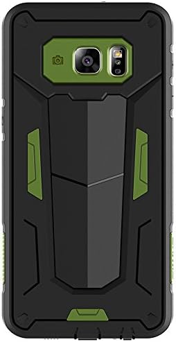 Galaxy S6 Edge+ shockproof Case , SeeKoo(TM) NILLKIN Defender 2 case Cover PU TPU back cover for Samsung Galaxy S6 Edge PLUS (Green)