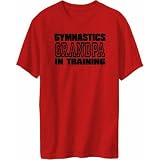 T-Shirt Red  Gymnastics Grandpa Training  Sports