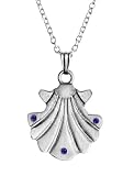 Cheeky Monkey Giant Clam Pendant, Stone recycled diamonds