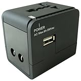 Hanwha / 世界150ヶ国以上に対応！ ユニバーサル電源プラグ 海外旅行・海外出張の必需品 [海外電源プラグ] [海外電源アダプタ] UMA-UNIA