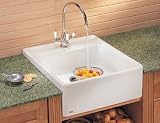 Kitchen Farmhouse Apron Front Sink - White Single 24