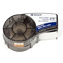 Brady M21-375-595-WT Mobile Printer Cartridge for BMP21, ID PAL, and LABPAL Label Printer Labels
