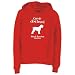 Hoodie Womens Red " Classic Dog Breed Black Russian Terrier " Dogs Small