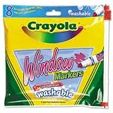 Crayola 8 ct. Washable Window Markers