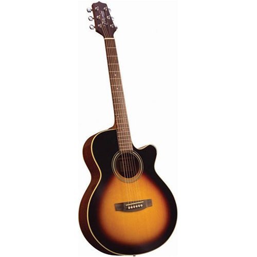 Childrens Toyshop  Musical Instruments : Takamine EG260C-BSB FXC Cutaway Acoustic-Electric Guitar - Brown Sunburst